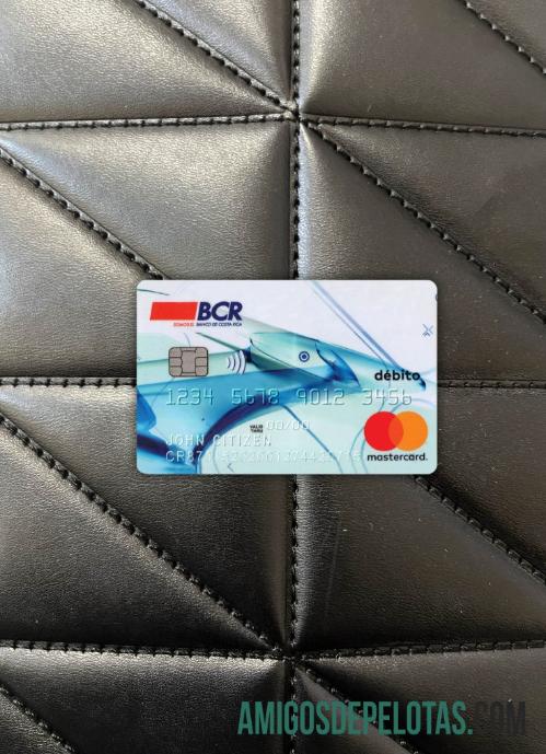 Costa Rica Banco da Costa Rica Mastercard Débito Versão 2 Photolook Front baixar para verificação